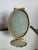 Antique French Neoclassical Style Gilt Brass Swivel Vanity Frame Ribbon Bow Crest Tabletop Display Frame For Sale In New York - Image 6 of 8