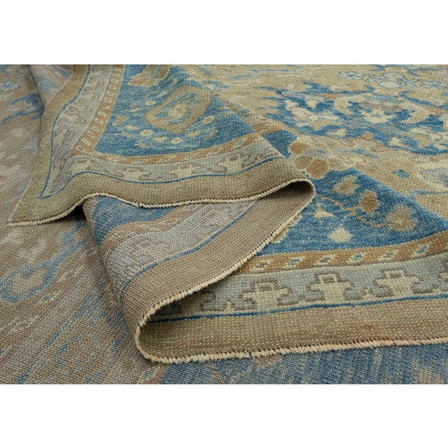 Textile Turkish Oushak Rug 11'5" x 14'1" #18509 For Sale - Image 7 of 8