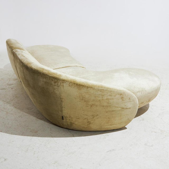 1990s Velvet Corner Sofa by Roberto Lazzeroni for IPE Cavalli, 1990s For Sale - Image 5 of 18