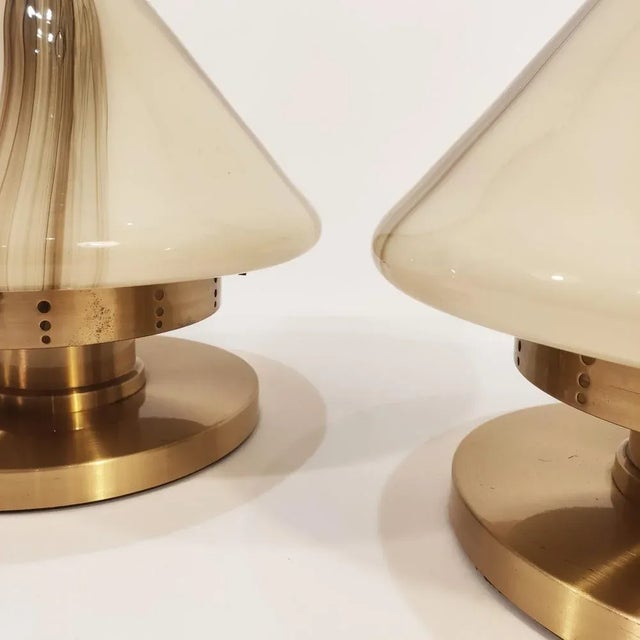 Italian Desktop Lamps attributed to F. Fabbian, 1970s, Set of 2 For Sale - Image 4 of 11