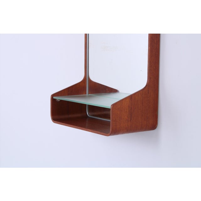 Mid-Century Modern Teak Euroika Console Mirror by Friso Kramer for Auping, 1960s For Sale - Image 3 of 17