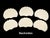 Postmodern 1990s Gold Clamshell Sea Shell Placemats - Set of 6 For Sale - Image 3 of 14