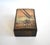 Swiss wood chocolate box with decoupage travel illustration "Genève Et Le Mont-Blanc". By Old Switzerland Chocolate,...