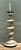 Vintage Distressed Wood Table Lamp For Sale - Image 4 of 16