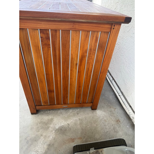 Gloster Teak Outdoor Sideboard -Gloster Brand For Sale - Image 4 of 5