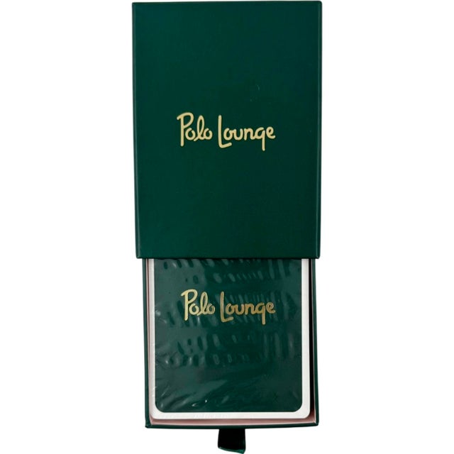 Beverly Hills Hotel Polo Lounge Playing Cards For Sale - Image 12 of 12