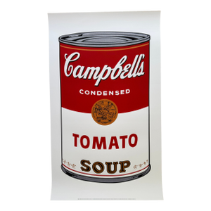 Andy Warhol (1928-1987), Campbell’s Soup I: Tomato, 1968, Copyright 2013 the Andy Warhol Foundation for the Visual Arts, Inc, Printed in the Uk