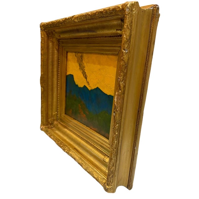 A vibrant oil on board by Israeli artist Abraham Pariente, painted in Istanbul during the 1980s. The composition depicts a...
