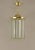 Metal Art Deco Viennese Pendant Chandelier with Hand-Cut Glass, 1920s For Sale - Image 7 of 10