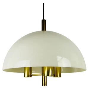 Acrylic Glass Pendant Lamp, 1960s