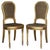 Pair of Early 20th Century French Louis XVI Style Gilted Dining Chairs with caned seats For Sale - Image 15 of 18