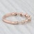 2020s New Beverley K 0.20ctw Diamond Stackable Ring 14k Rose Gold Size 7 Wedding Band For Sale - Image 5 of 8