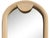 Vintage Coastal Cerused Pencil Reed Arch Mirror For Sale - Image 9 of 12