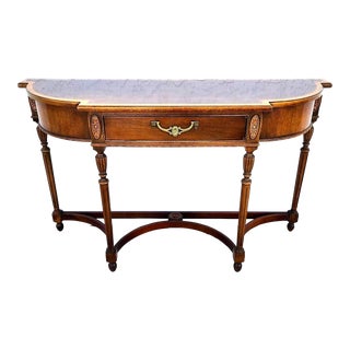 Console Sofa Server Table American Masterpiece Collection by Hickory White For Sale