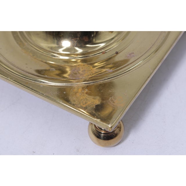 Metal Pair of Virginia Metalcrafters Brass no.3053 Candlesticks For Sale - Image 7 of 17