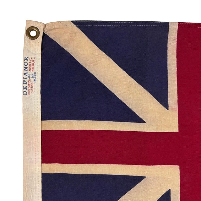 Mid 20th Century Vintage Cotton Grand Union American Flag For Sale - Image 5 of 6