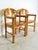 Solid pine dining chairs, designed by Rainer Daumiller. These chairs with armrests were produced in the 1970s by Hirthals...