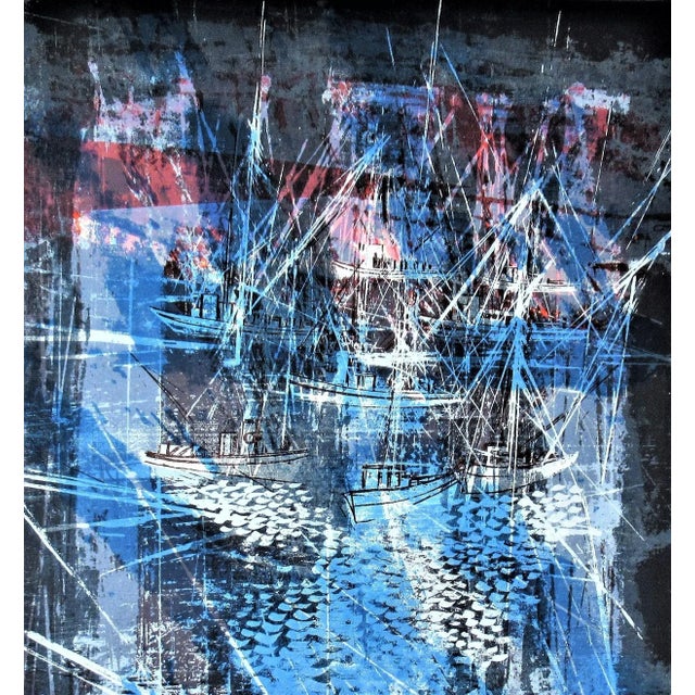 Howard Bradford, Red Boats #2, 1963 For Sale - Image 4 of 11