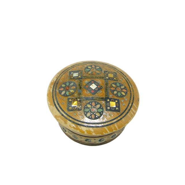 Vintage Hucul Wooden Box, 1920s For Sale - Image 6 of 7