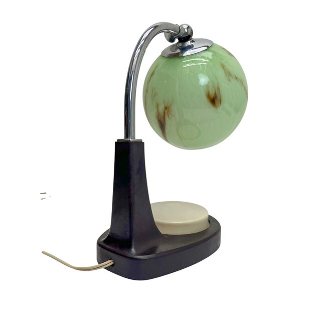 Bauhaus Bauhaus Bakelite Table Lamp by Marianne Brandt for GMF, 1920s For Sale - Image 3 of 13