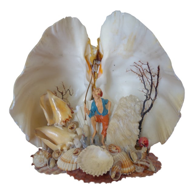 Large Vintage Kitsch Seaside Souvenir For Sale