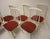 Red German Dining Chairs attributed to e.m.dettinger, 1960s, Set of 6 For Sale - Image 8 of 11