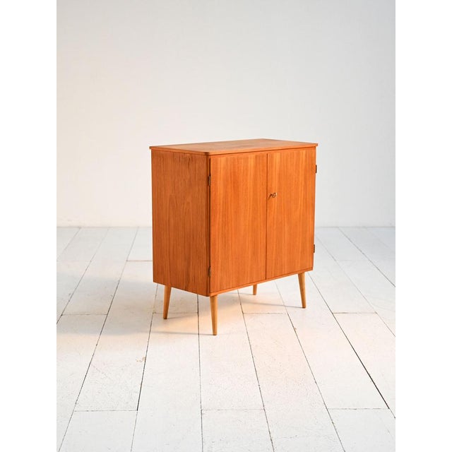 Vintage Northern European Teak Cabinet, 1960s For Sale - Image 4 of 9