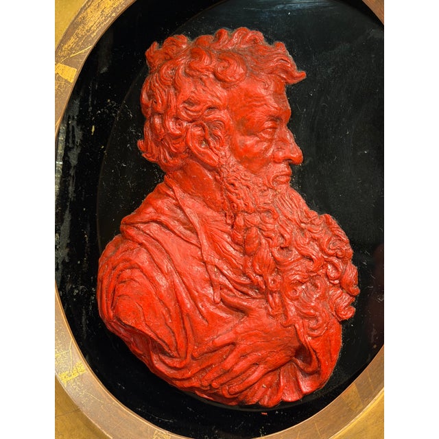 This listing is for a phenomenal red wax relief carving depicting Saint Paul. This piece is of French origin and dates to...