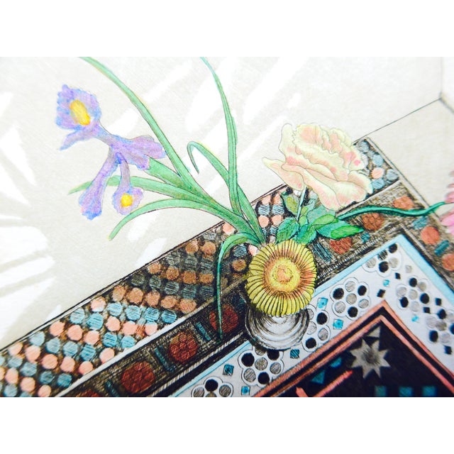 "Floral Patterns" Contemporary Realist Still Life Etching by Rick Loudermilk For Sale - Image 4 of 7