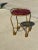 Hollywood Regency Vintage Italian Gilt Rope and Tassel Boudoir Stool For Sale - Image 3 of 8