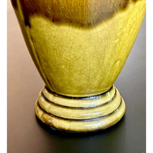 Vintage Flambé Studio Art Vase For Sale In New York - Image 6 of 8