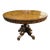 Renaissance Revival Style Tooled Leather Clad Top Center Table For Sale