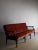 Wood Dark Rattan 3-Seater Sofa with Velour Cushions, 1980s For Sale - Image 7 of 7