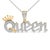 Embrace regality with this exquisite 14K yellow gold plated sterling silver necklace, where craftsmanship and splendor...