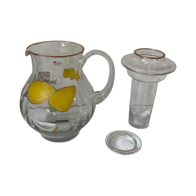 Hand-Painted Tiffany Series Pitcher by Paul Nagel, Germany For Sale - Image 5 of 8