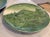 Mid 20th Century Vintage Green Cabin Embossed Scene by Zell Am Harmersbac, Decorative Plate For Sale - Image 5 of 5