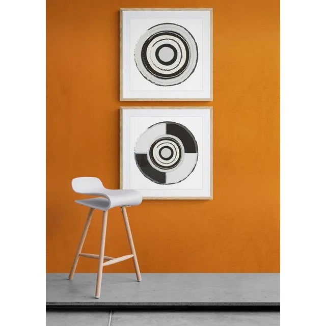 Mid-Century Modern "Quartet in Black" Contemporary Fine Art Print by Melinda Cox 16" X 16" For Sale - Image 3 of 4