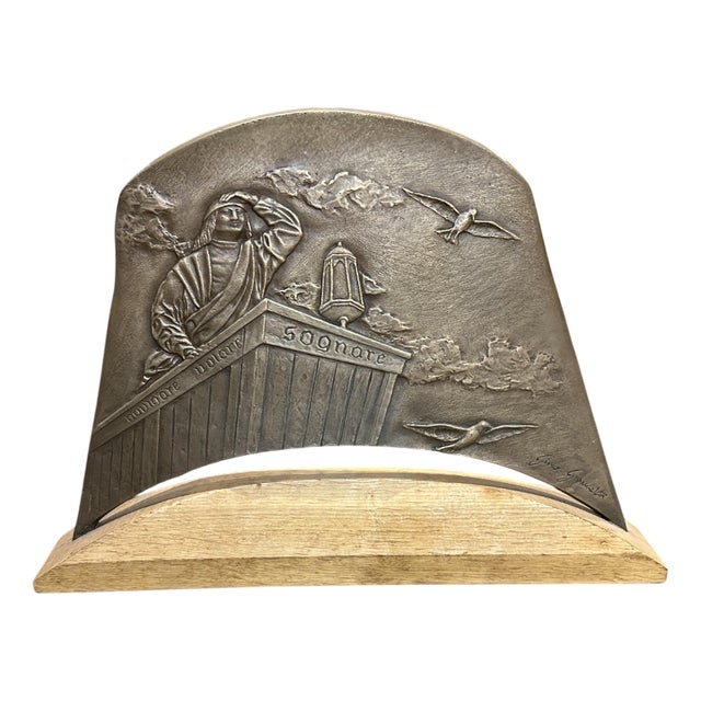 Columbus' Sail Bronze Sculpture by Gino Giannetti For Sale