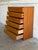 Wood In Style of Arne Wahl Iversen Teak 6 Drawer Tall Highboy Dresser Denmark Mid-Century Modern 1960s For Sale - Image 7 of 10