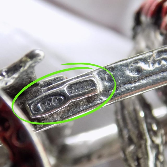 Large Vintage Italian Handmade Silver Carretto Siciliano Carriage with Enameled Parts, Sicily, 1980s For Sale - Image 9 of 13