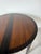 Vintage Asian-Style Black Lacquer Wood Round-to-Oval Extension Dining Table For Sale - Image 9 of 18