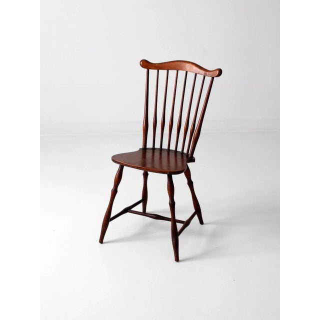 Late 19th Century Antique Fan Back Windsor Chair For Sale - Image 5 of 12