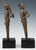 18th C Pair of Indian Bronzes Shiva Parvati as Hunters South India Tamil Nadu Metal Antique For Sale - Image 10 of 12