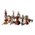 Vintage D. De La Ronde Carnival Set 13 Hand-Painted Figures Wood Cage Wagons For Sale