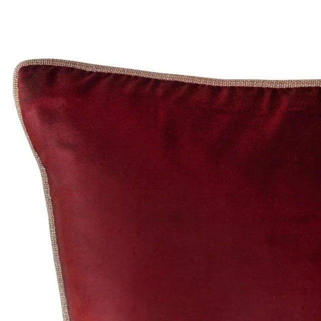 Textile Jean Francois Lesage Custom Embroidered Pillow For Sale - Image 7 of 8