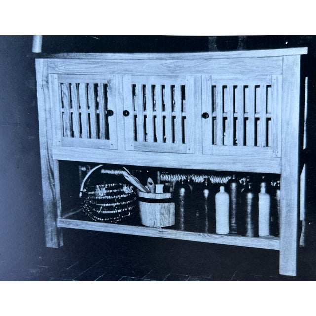1950s Ash Wood Sideboard by Jean Touret and the Artisans of Lozère, 1957 For Sale - Image 5 of 7