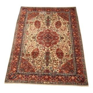 Vintage Indian Jaipur Rug For Sale