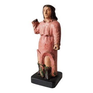 19th Century Spanish Colonial Santo Altar Figure For Sale