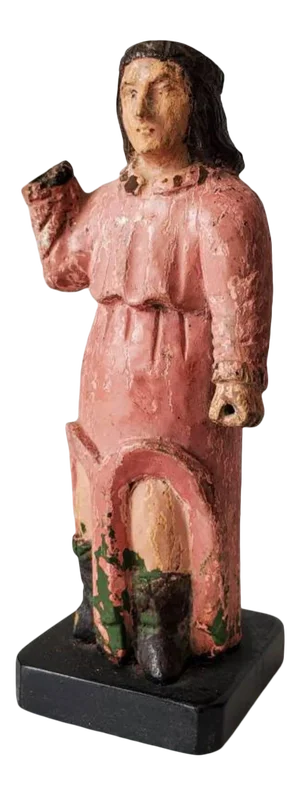 19th Century Spanish Colonial Santo Altar Figure