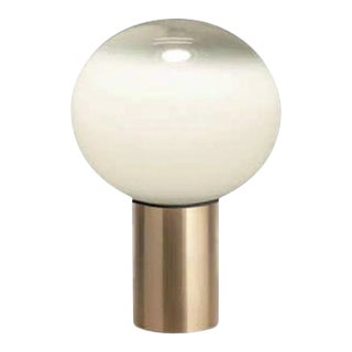 Mattheo Thun 'Laguna 16' Glass and Gold Metal Table Lamp for Artemide For Sale